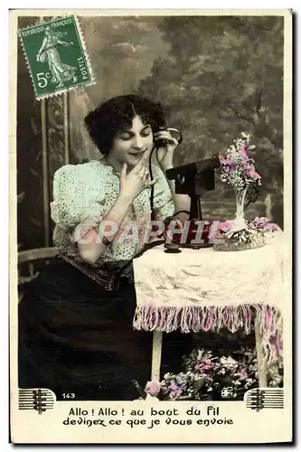 Cartes postales Telephone Fantaisie