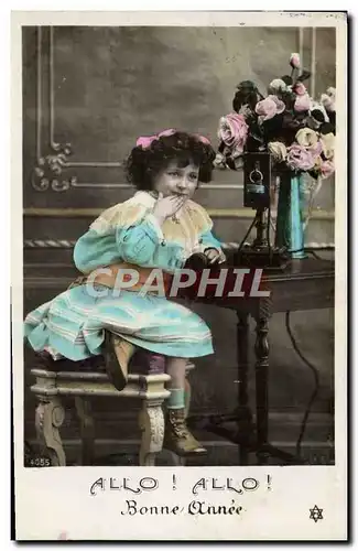 Cartes postales Telephone Fantaisie Enfant