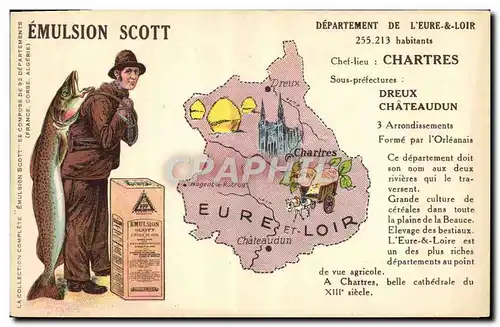 Ansichtskarte AK Correze Emulsion Scott Eure et Loir Chartres Poisson