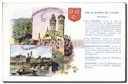 Cartes postales Saone et Loire Macon