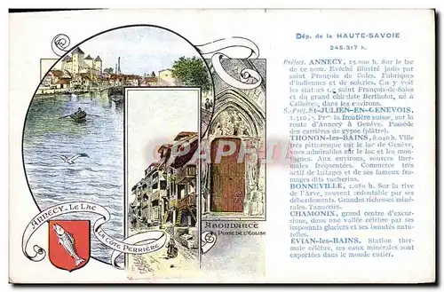 Cartes postales Haute Savoie Annecy