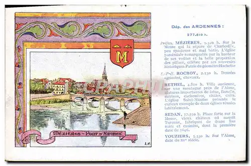 Cartes postales Ardennes Mezieres