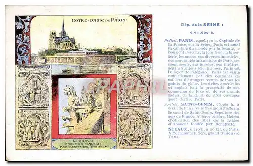 Cartes postales Seine Paris Saint Denis Notre Dame