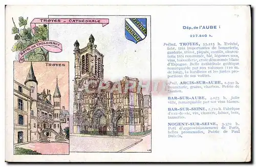 Cartes postales Aube Troyes