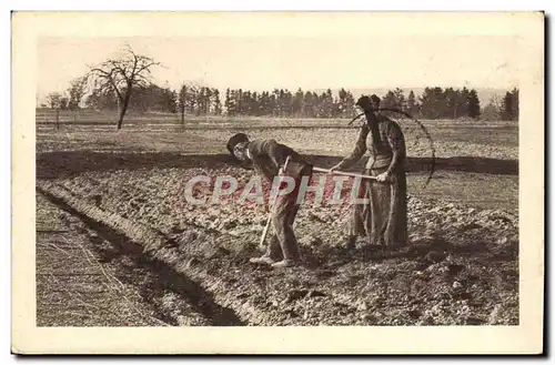 Ansichtskarte AK Folklore Cultures Paysans