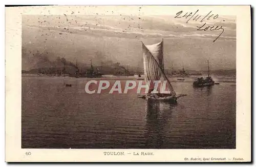 Cartes postales Bateau Toulon la rade