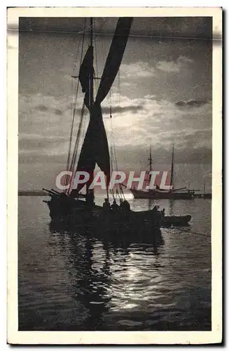 Cartes postales Bateau Peche Tartane rentrant au port