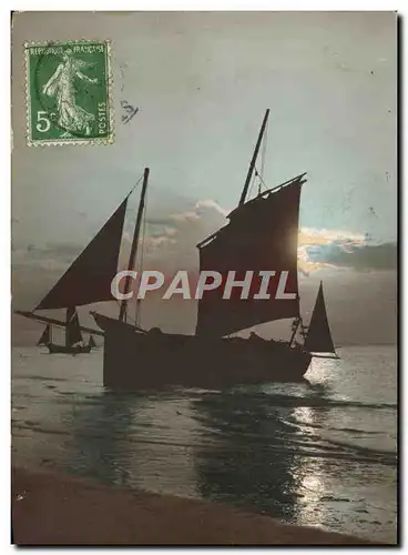 Cartes postales Bateau Peche