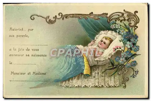 Cartes postales Fantaisie Enfant Bebe