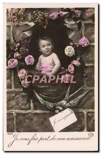 Cartes postales Fantaisie Enfant Bebe