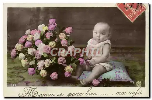 Cartes postales Fantaisie Enfant Bebe