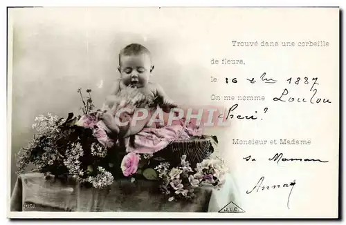 Cartes postales Fantaisie Enfant Bebe Loulou