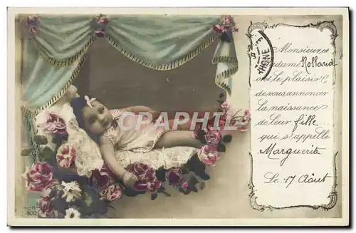 Ansichtskarte AK Fantaisie Enfant Bebe Madame Rolland Marguerite