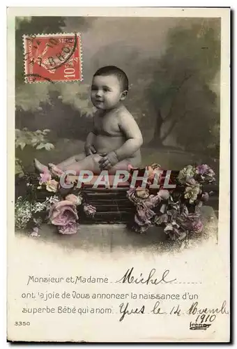 Cartes postales Fantaisie Enfant Bebe Miehel