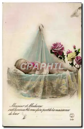 Cartes postales Fantaisie Enfant Bebe