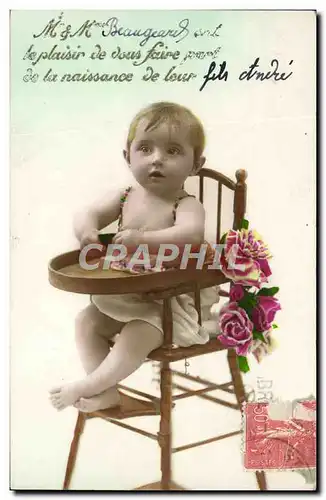 Cartes postales Fantaisie Enfant Bebe