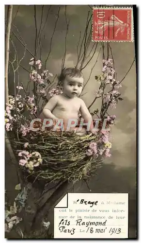 Cartes postales Fantaisie Enfant Bebe