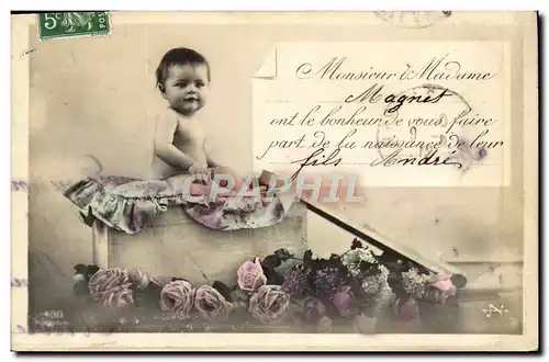 Cartes postales Fantaisie Enfant Bebe Magnet