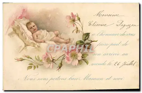 Cartes postales Fantaisie Enfant Bebe Etienne Daguzon