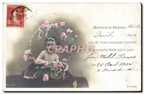 Cartes postales Fantaisie Enfant Bebe Michel Daniel