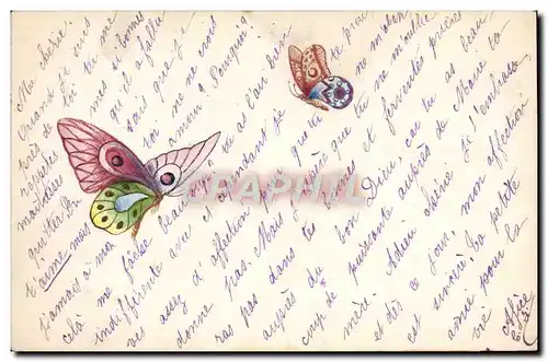 Cartes postales Fantaisie Papillon