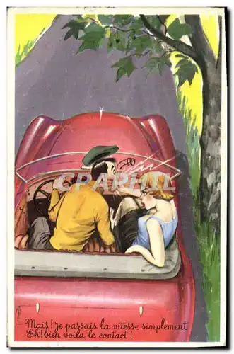 Cartes postales Fantaisie Humour Automobile