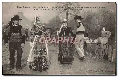 Cartes postales Folklore Danse bretonne Le Jambadao