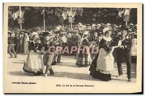 Ansichtskarte AK Folklore Le bal de la GAvotte bretonne