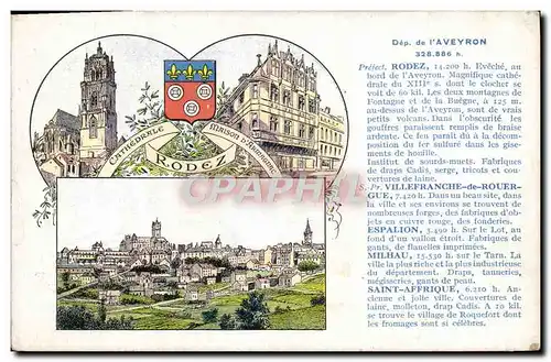 Cartes postales Aveyron Rodez