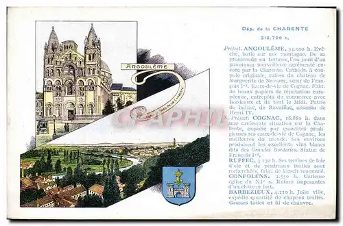 Cartes postales Charente Angouleme