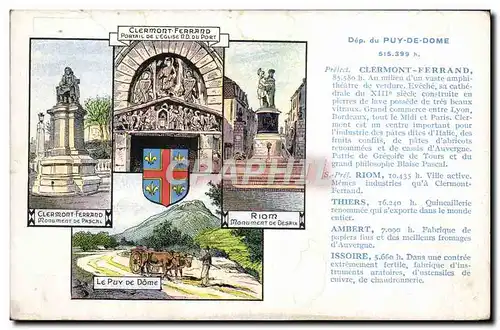 Cartes postales Puy de Dome Clermont Ferrand