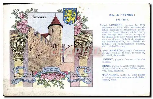 Cartes postales Yonne Auxerre