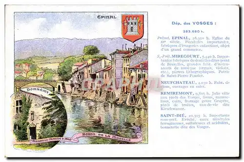 Cartes postales Vosges Epinal