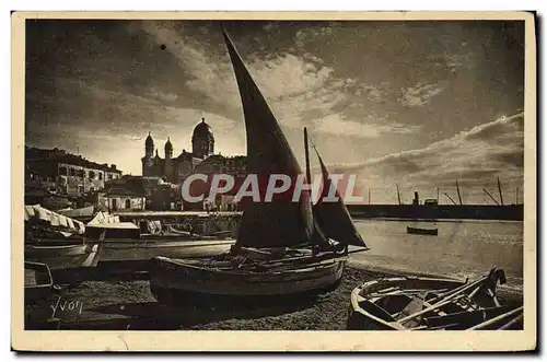 Cartes postales Bateau Saint Raphael Le port et Notre Dame de la Victoire