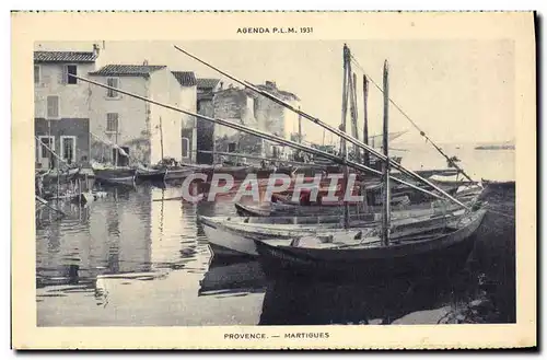 Cartes postales Bateau Provence Martigues