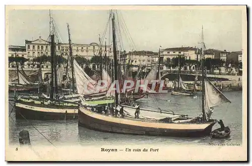 Cartes postales Bateau Royan Un coin du port