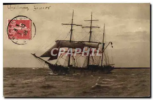 Cartes postales Bateau Voilier en pleine mer