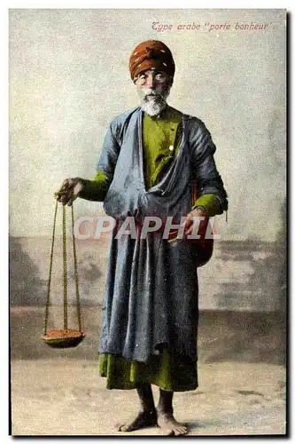 Cartes postales Type arabe Porte Bonheur