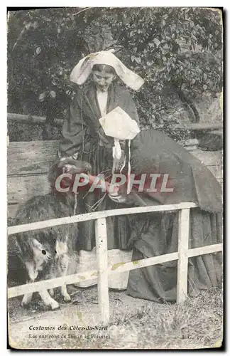 Ansichtskarte AK Chevre Costumes du Cotes du Nord Les environs de Dinan et Plaintel