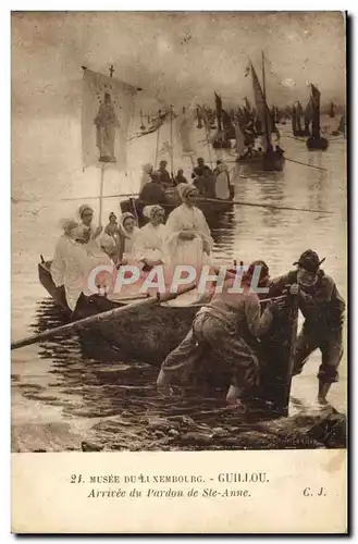 Cartes postales Musee du Luxembourg Guillou Arrivee du pardon de Ste Anne