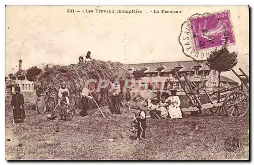 Cartes postales Les travaux champetres La fenaison TOP