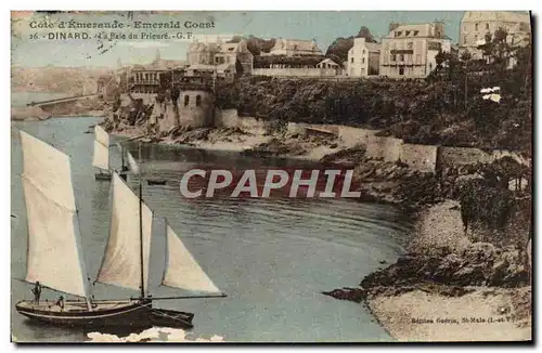 Cartes postales Bateau Dinard La baie du priere