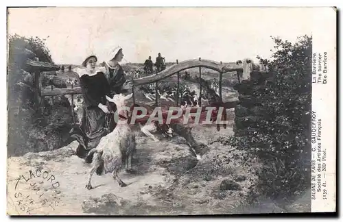 Cartes postales Chevre Salons de Paris Gaudrefroy La barriere