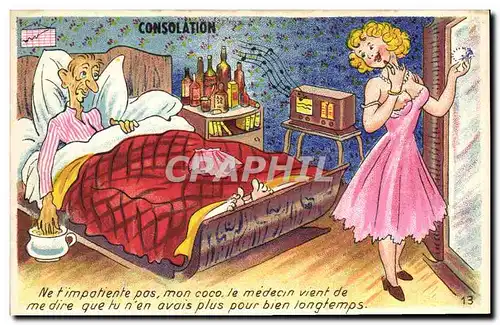 Cartes postales Humour Consolation Medecin