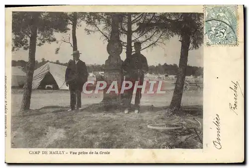 Ansichtskarte AK Militaria Camp de Mailly Vue prise de la Croix