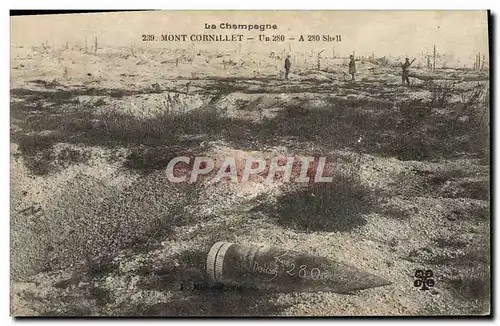 Cartes postales Militaria Mont Cornillet Un 280