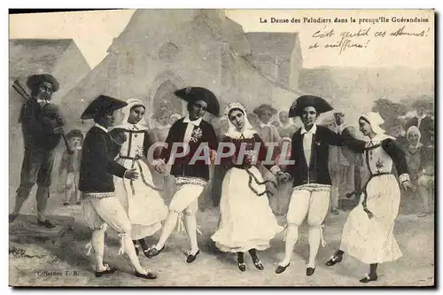 Ansichtskarte AK Folklore La danse des paludiers dans la presqu&#39ile Guerandaise