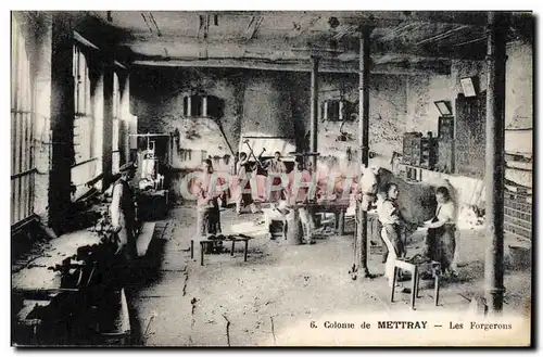 Cartes postales Colonie de Mettray Les forgerons