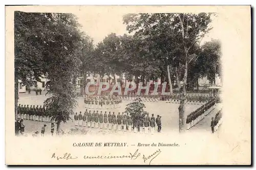Cartes postales Colonie de Mettray Revue du dimanche Militaria