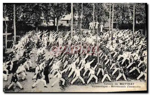 Cartes postales Colonie de Mettray Gymnastique Mouvements d&#39&#39ensemble